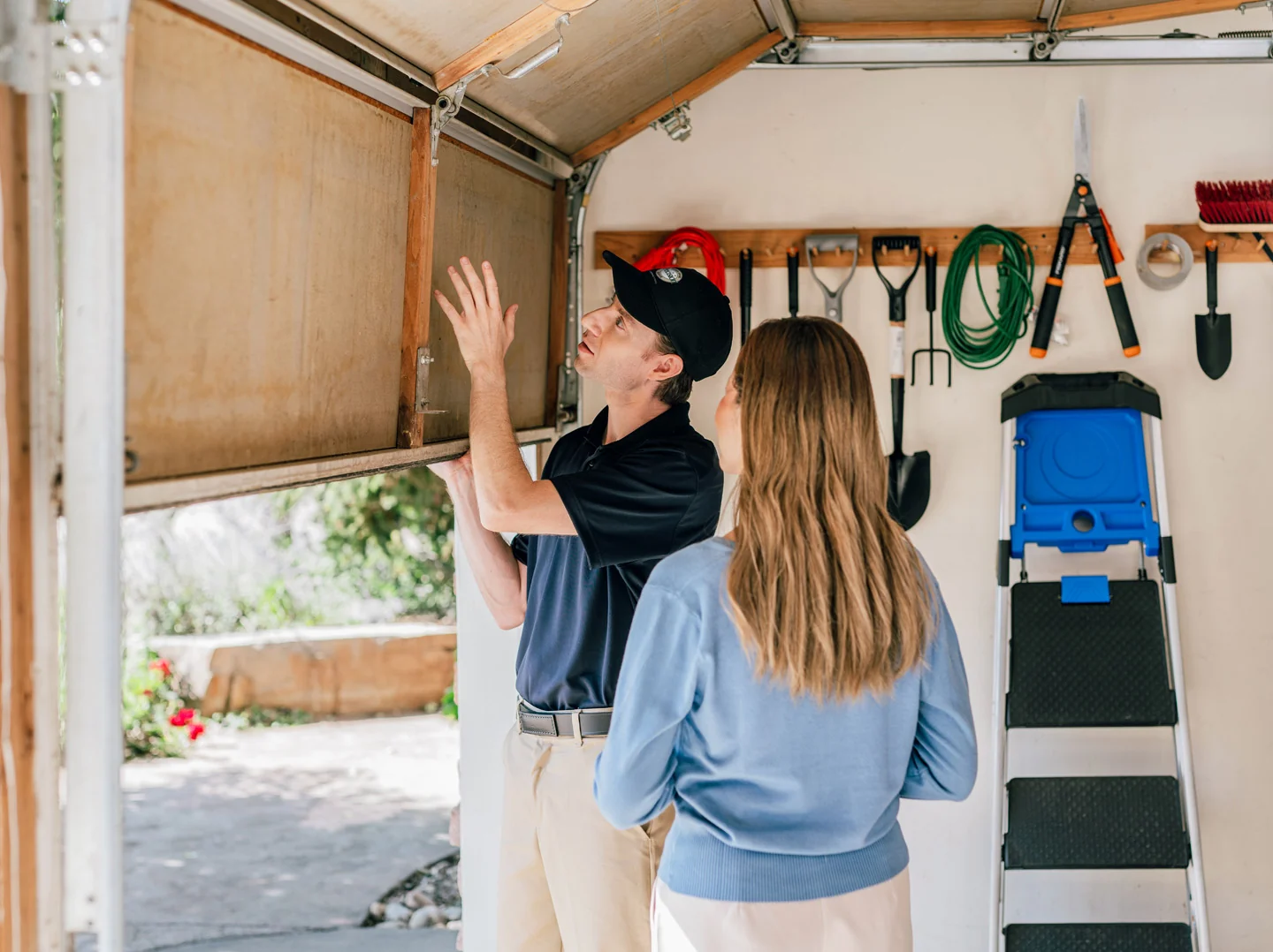 Garage door repair services